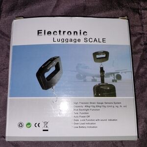 Electronic Luggage Scale with Blue Backlight